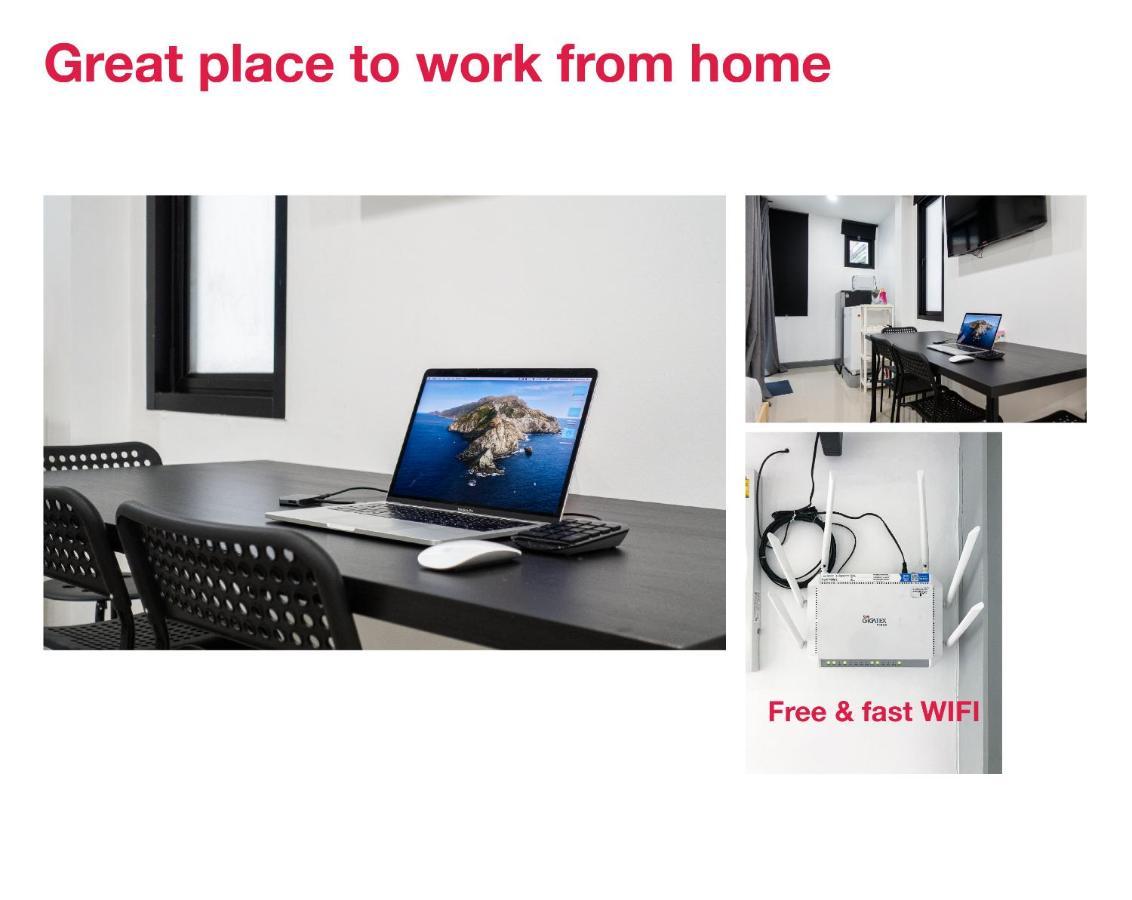 Ferienwohnung P3 Silom Large 2beds full kitchen WIFI 4-6pax Bangkok Exterior foto